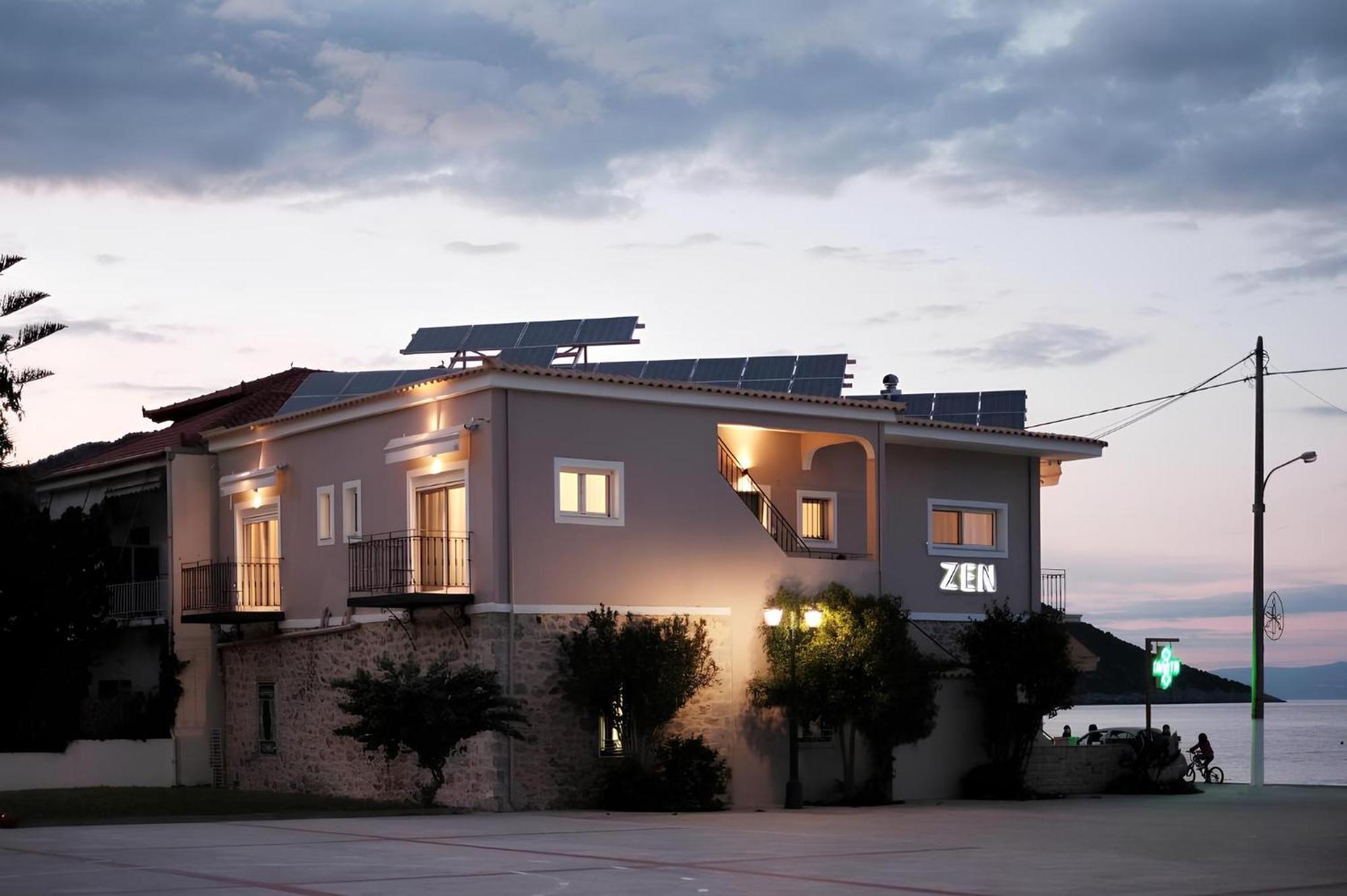 Zen Minimal Luxury Housing Tyros Villa Exterior photo